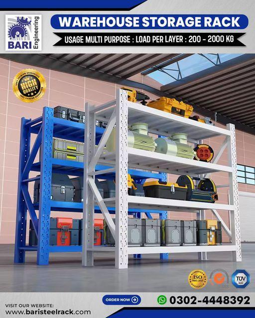 Warehouse Rack | Warehouse Heavy Duty Rack | Industrial Storag in Lahore - Image 2