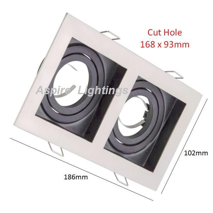 LED Downlight Aspire Lights Designer Black White Recessed Light in Singapore - Image 3