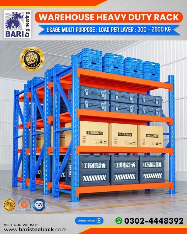 Warehouse Heavy Duty Rack | Steel Racks Factory in Pakistan in Lahore - Image 1