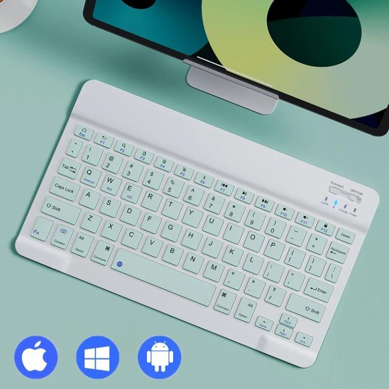 Teclado inalámbrico compatible con Bluetooth para Android, iOS en Heredia - Imagen 1