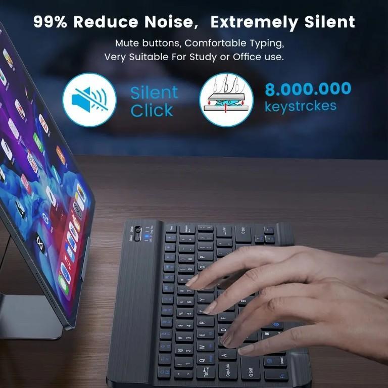 Teclado inalámbrico compatible con Bluetooth para Android, iOS en Heredia - Imagen 2
