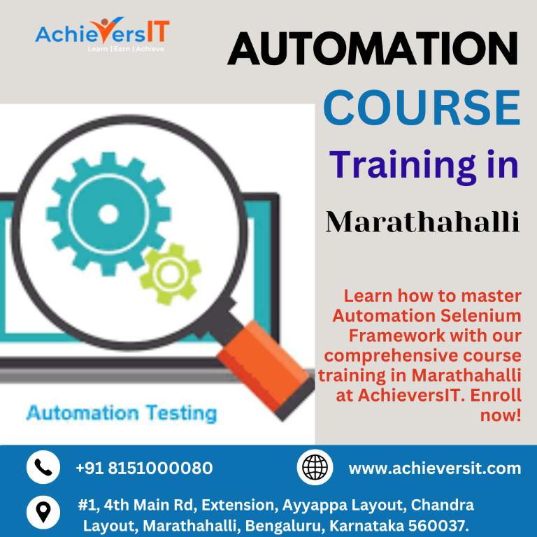 Automation Course Training in Marathahalli - AchieversIT in Marathahalli - Image 1