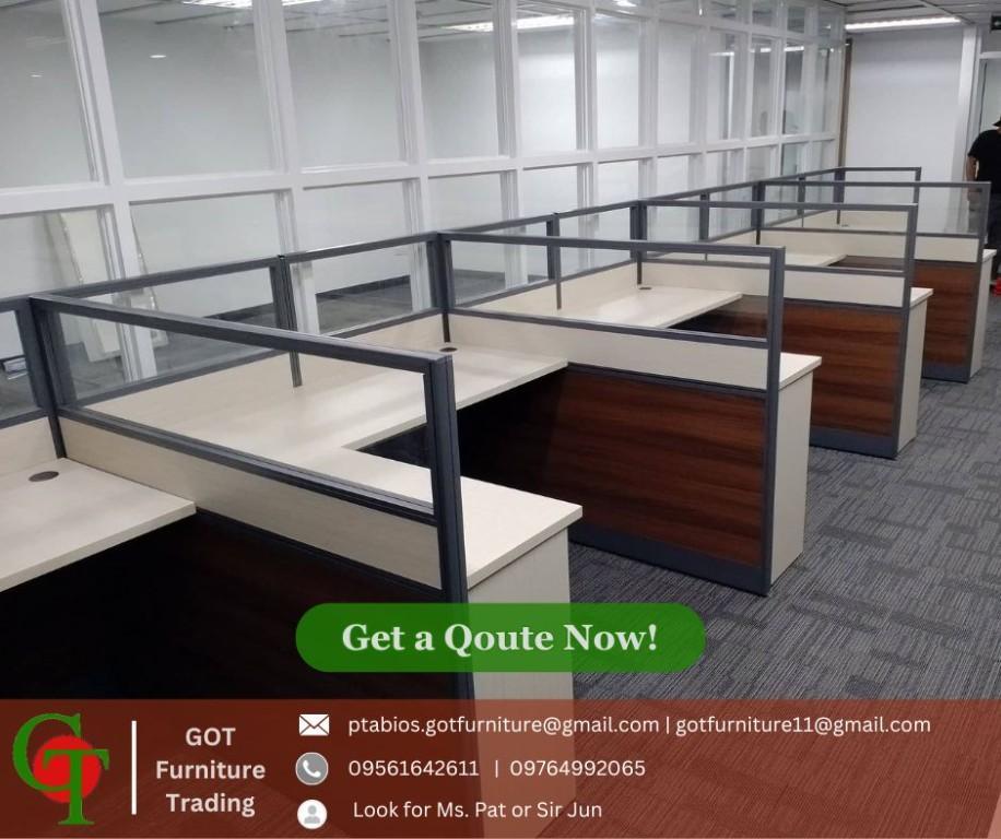 Modular L Type Laminated Table in Cupang - Image 1