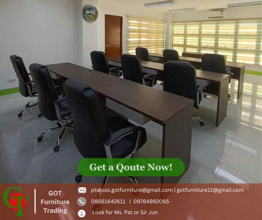 Executive Office Table with Chair Set in Cupang - Image 4