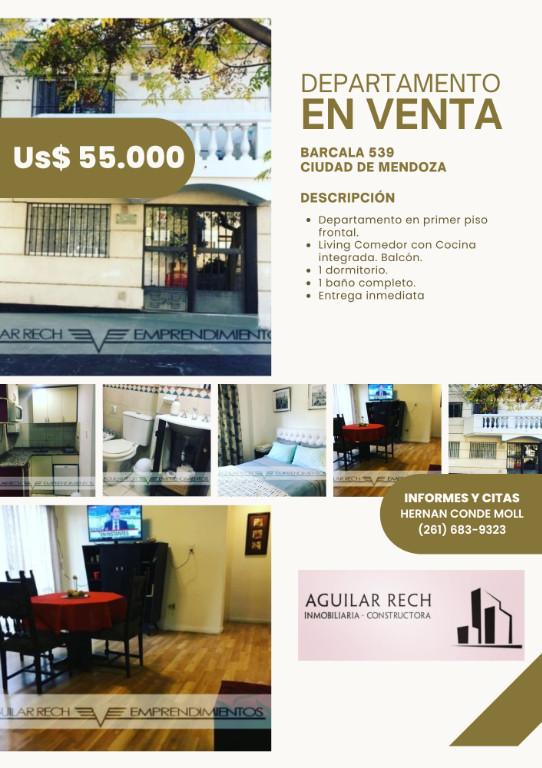 HERMOSOS DEPARTAMENTOS 1 DORMITORIO en CAPITAL MENDOZA en Mendoza - Imagen 1