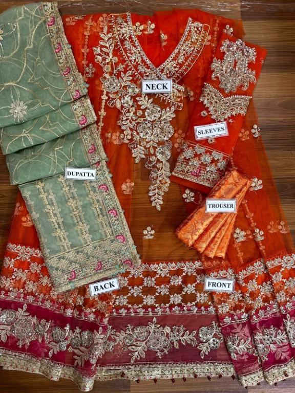 Wedding Wear Luxury Maxi | Embroidered Hand Work in Lahore - Image 2