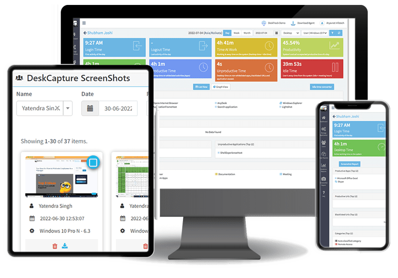 DeskTrack A Comprehensive Solution for Data Security and Employ in Vaishali Nagar - Image 1