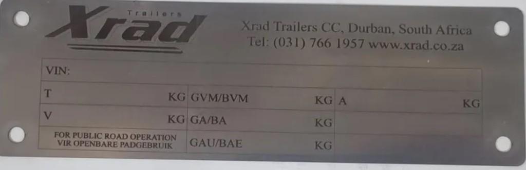 Custom Tag Plates in Pinetown - Image 1