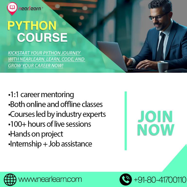 Python Course in Bangalore in BTM 16th Main - Image 1