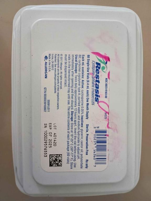 RESTASIS GOTAS ALLERGAN en Santiago - Imagen 2