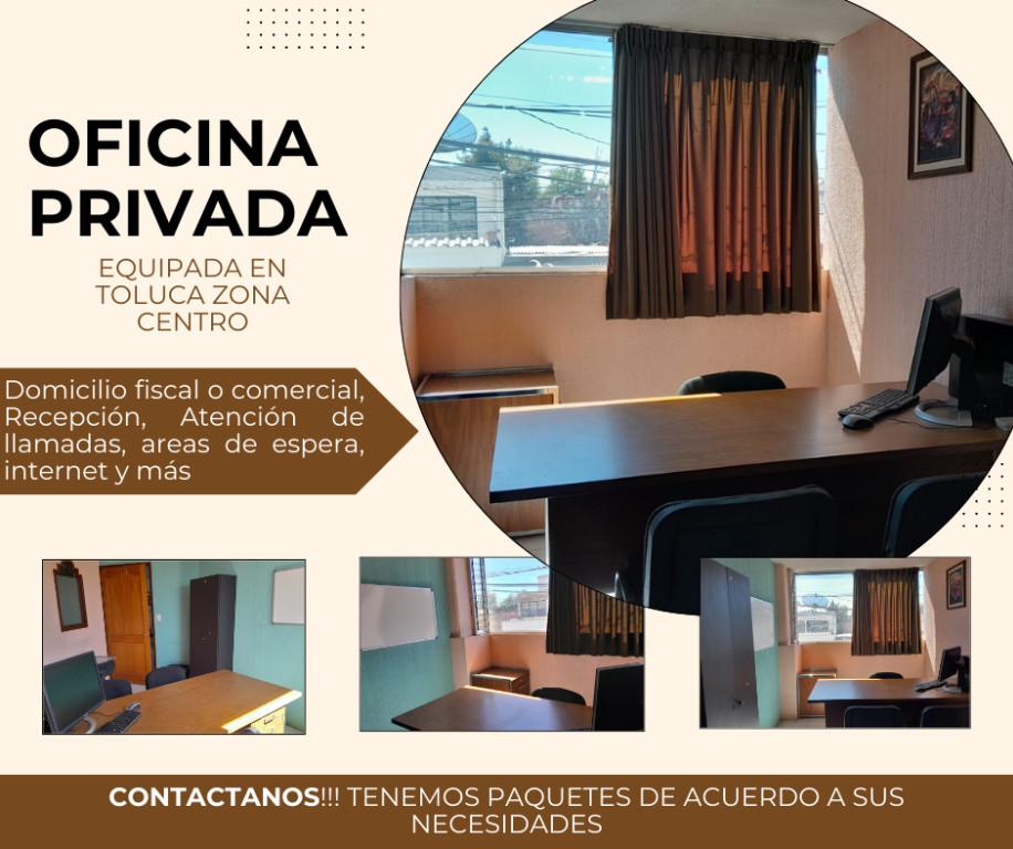 OFICINA PRIVADA CON DOMICILIO FISCAL O COMERC. EN TOLUCA CENTRO en Villa Allende - Imagen 1