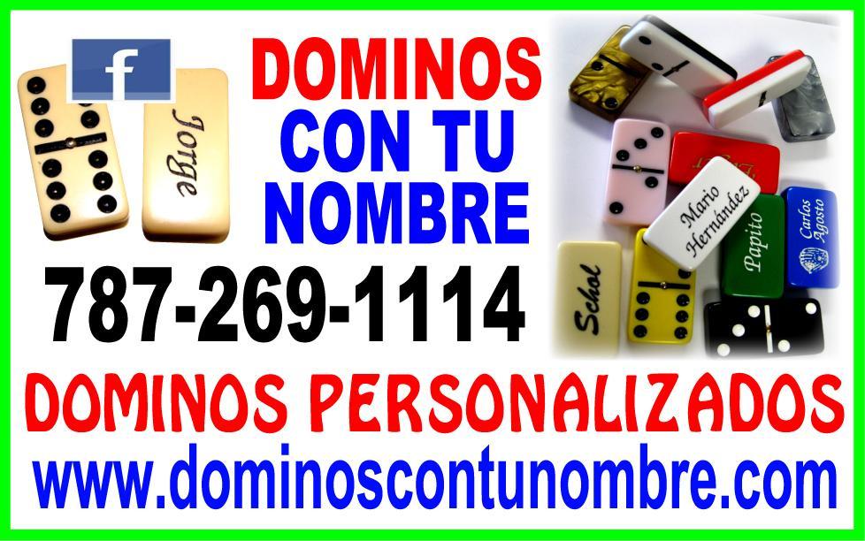 DOMINOS PERSONALIZADOS en San Juan - Imagen 1