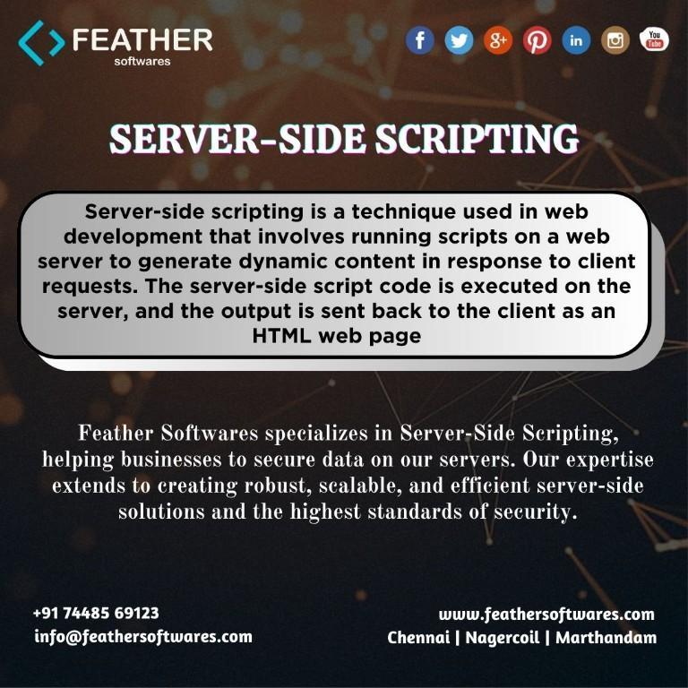 Server-Side Scripting | Feather Softwares in Nāgercoil - Image 1