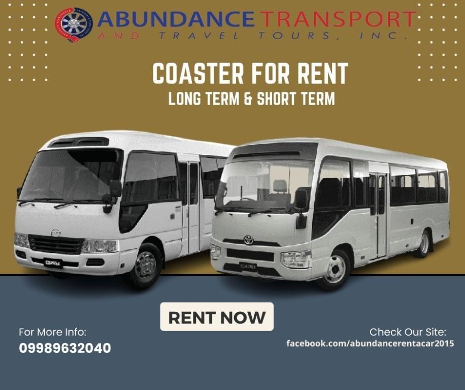 COASTER FOR RENT AT LOWEST PRICE! MESSAGE US 09989632040 in Santo Cristo - Image 4