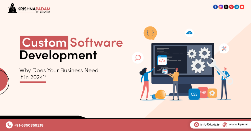 Custom Software Development- Why Does Your Business Need in 2024 in Jaipur - Image 1