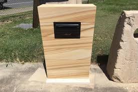 Sandstone Letterboxes in Ashmore - Image 1
