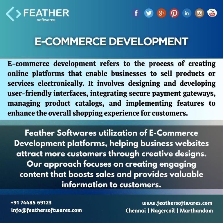 E-Commerce Development | Feather Softwares in Nāgercoil - Image 1