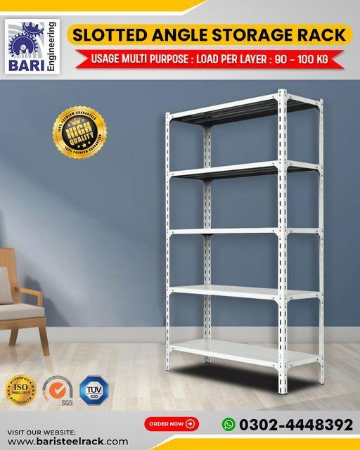Steel Racks | Racks | Store Rack | Open Shelf Rack | Bari Steel in Lahore - Image 1