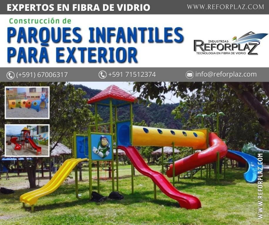 Parques Infantiles Hechos en Bolivia por Reforplaz en Vallegrande - Imagen 1