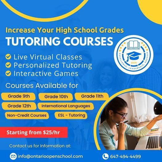 Tutoring Courses in Richmond Hill - Image 1