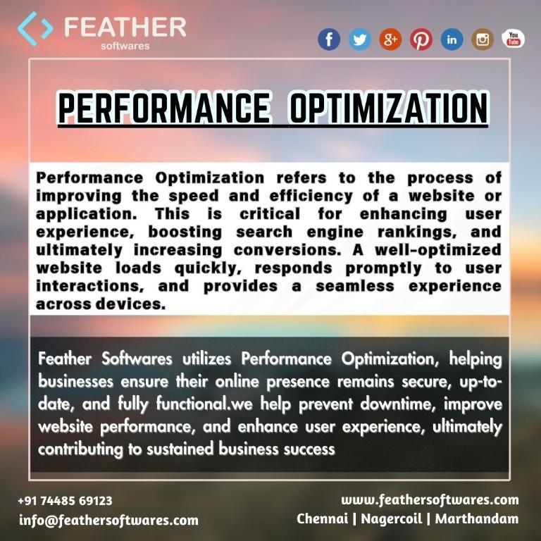 Performance Optimization | Feather Softwares in Nāgercoil - Image 1