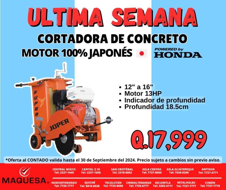 SUPER CORTADORAS DE CONCRETO JOPER en Guatemala - Imagen 1