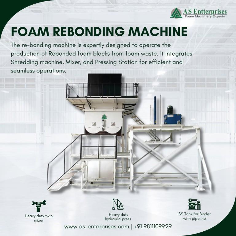 Foam Rebonding Machine | High-Efficiency Foam Recycling Machine in Pitampura - Image 1