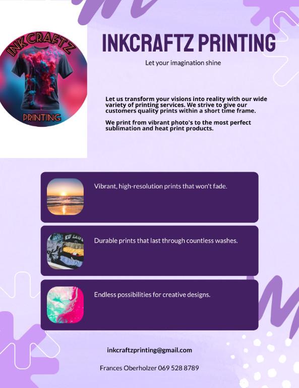 InkCraftz Printing in Pretoria - Image 2
