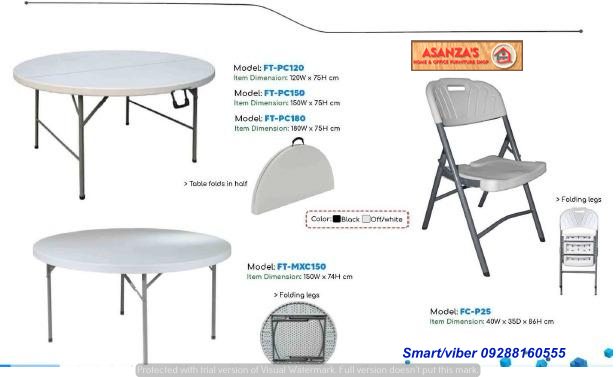 foding table and chair in Malate - Image 2