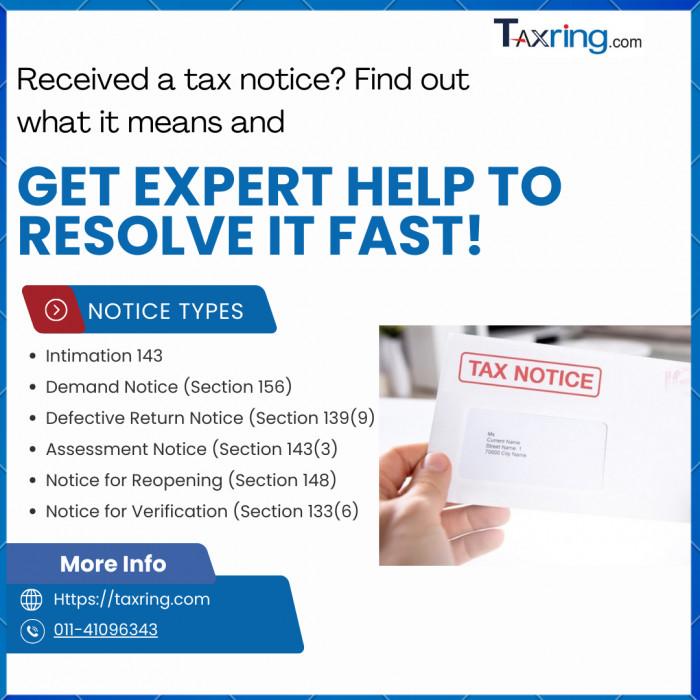 Received an Income Tax Notice Get Expert Help resolve it in Daryaganj - Image 1