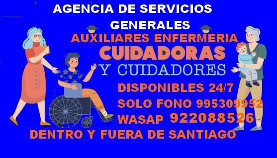 AGENCIA CUIDADORAS DE ENFERMOS Y ASISTENCIA AL HOGAR en Pirque - Imagen 1