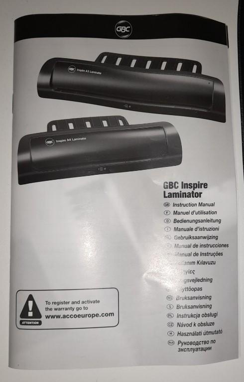 Laminating Machine (GBC Inspire) - R650 in Durban - Image 3