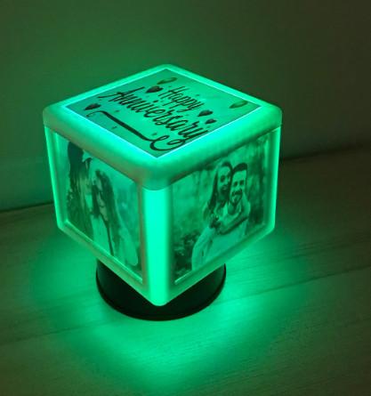 Personalized rotating memory square/ Personalized Photo lamp in Springvale - Image 3