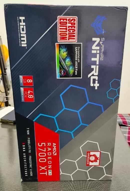 SAPPHIRE NITRO+ RX 5700 XT 8G GDDR6 Graphics Card (Open Box) in Bahawalpur - Image 5