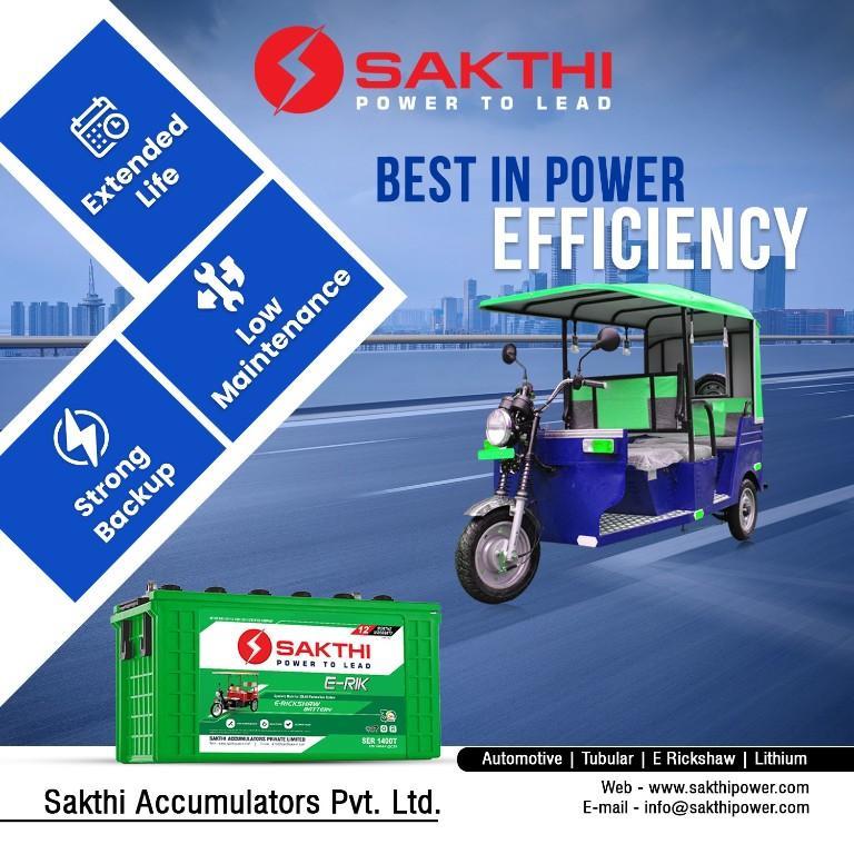 Durable E-Rickshaw Batteries Supplier in India - Image 1