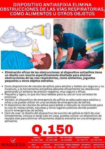 DISPOSITIVOS ANTI-ASFIXIA en Guatemala - Imagen 1