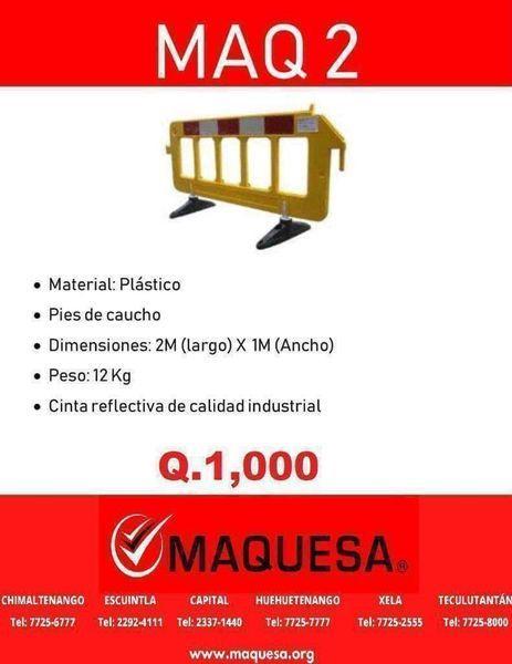 BARRERAS PLASTICAS MQA 2 en Guatemala - Imagen 1