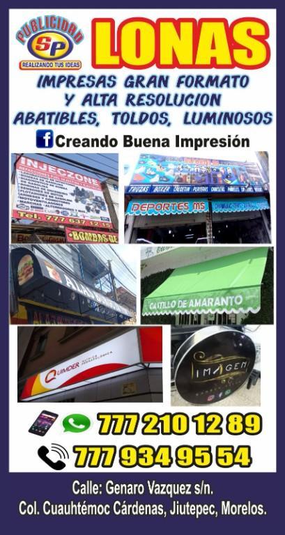 PUBLICIDAD, LONAS. ROTULOS, IMPRENT. en Jiutepec - Imagen 5