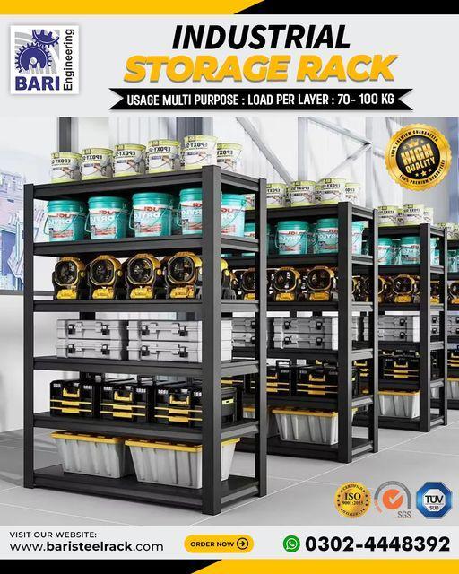 Oil Shop Rack | Oil Storage Rack | Shop Display Racks|Adjustable in Lahore - Image 3