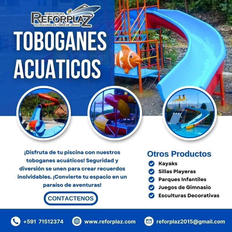 Toboganes Acuáticos para tu Piscina en Bolivia en Puerto Suárez - Imagen 1