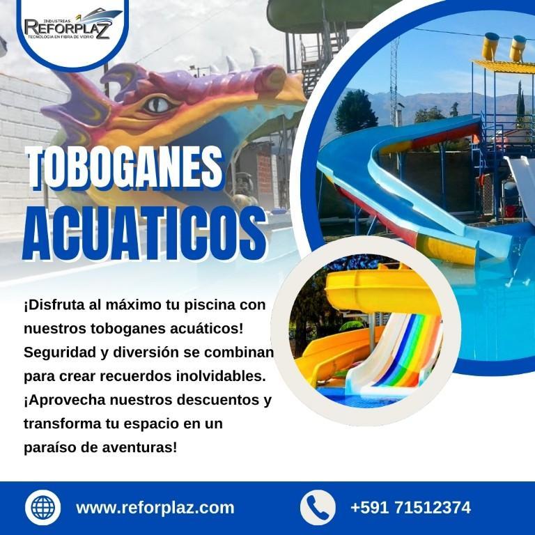 Toboganes de Agua para Piscinas en Bolivia. en Puerto Suárez - Imagen 2