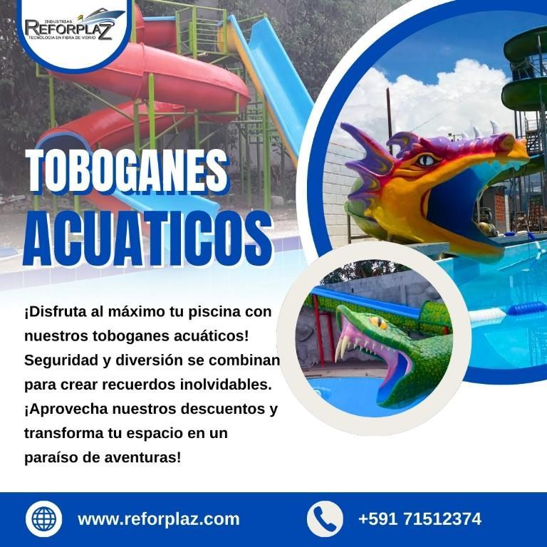 Fabricación de Toboganes para Piscinas en Bolivia. en Puerto Suárez - Imagen 1