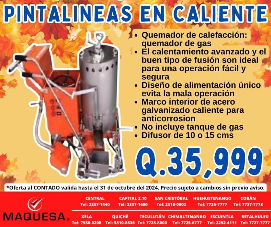 MÁQUINA PINTARAYAS -LINEAS EN CALIENTE en Quetzaltenango - Imagen 2