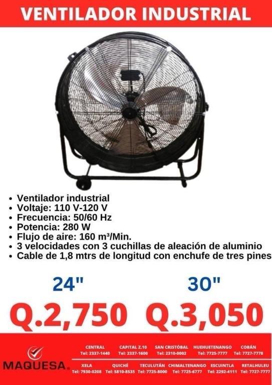 VENTILADORES INDUSTRIALES en Quetzaltenango - Imagen 2