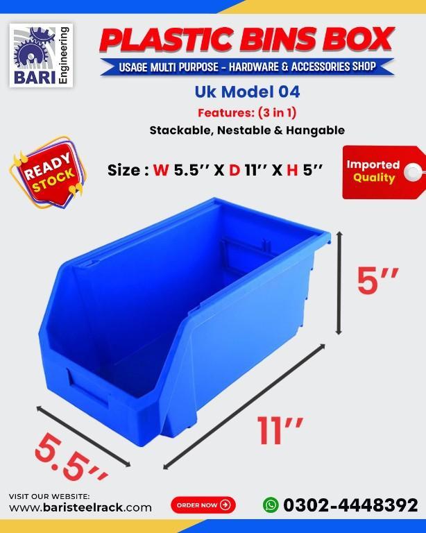 UK Models Of Stack N Nest Bin | Hardware Bins Box | Stackable in Cantonment - Image 4