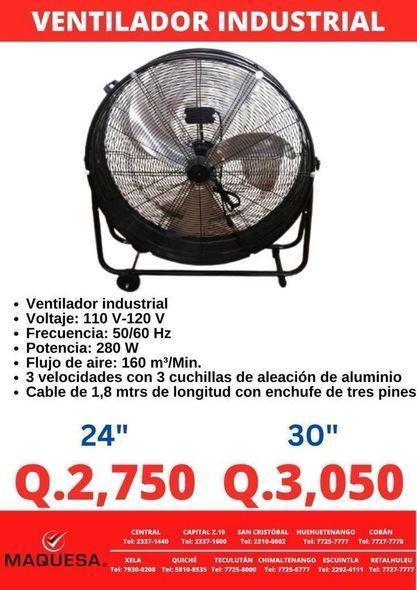 VENTILADORES INDUSTRIALES COMPLETAMENTE NUEVOS en Guatemala - Imagen 2