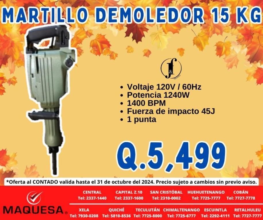 MARTILLO DEMOLEDOR 31LBS MAQUESA en Guatemala - Imagen 2