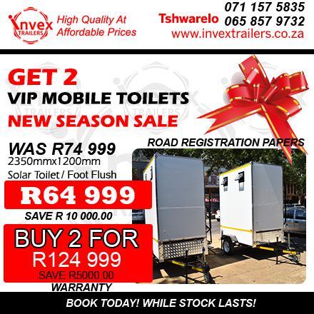 Mobile VIP Toilets, Mobile Kitchens & Mobile Freezers For Sale. in Pretoria - Image 7