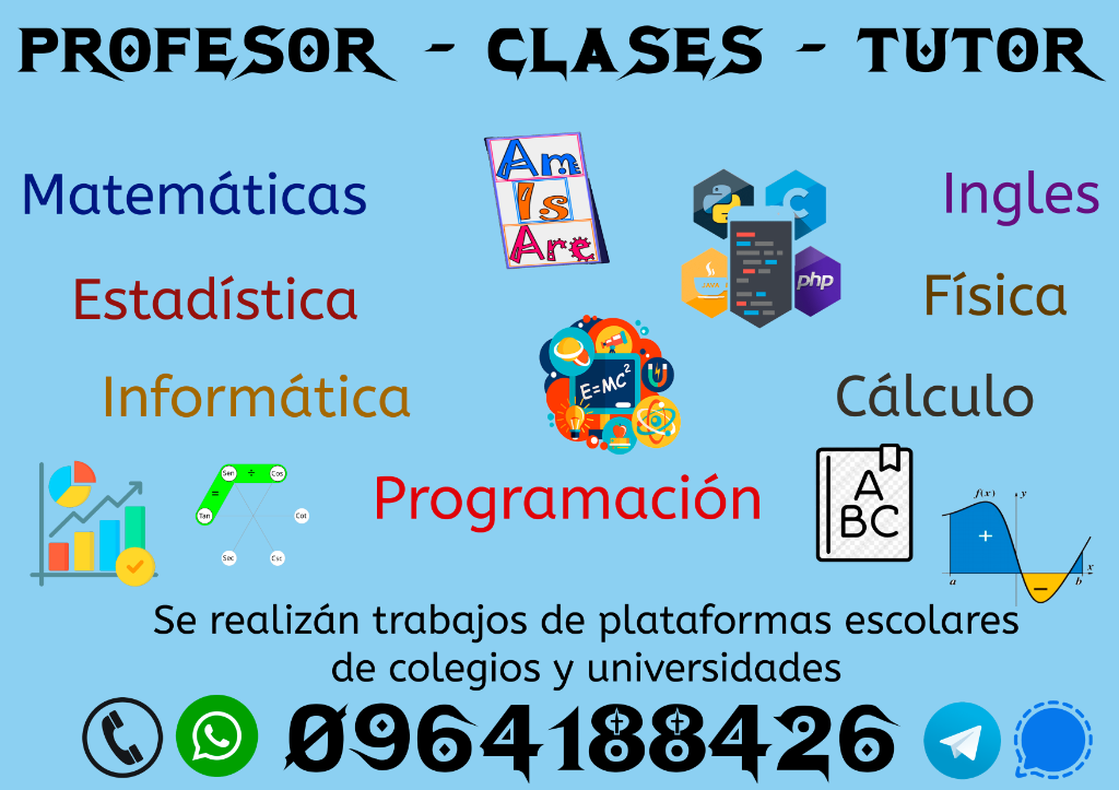 Profesor - Clases - Tutor en Libertad - Imagen 1