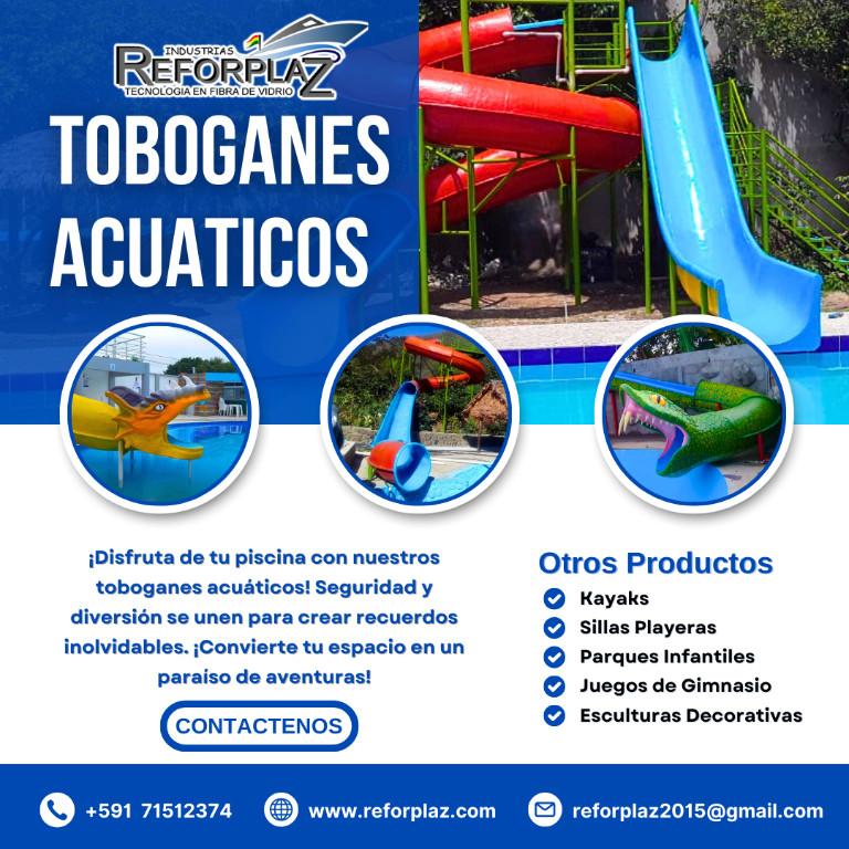 RESBALINES ACUATICOS PARA NIÑOS EN P.R.F.V en La Paz - Imagen 1